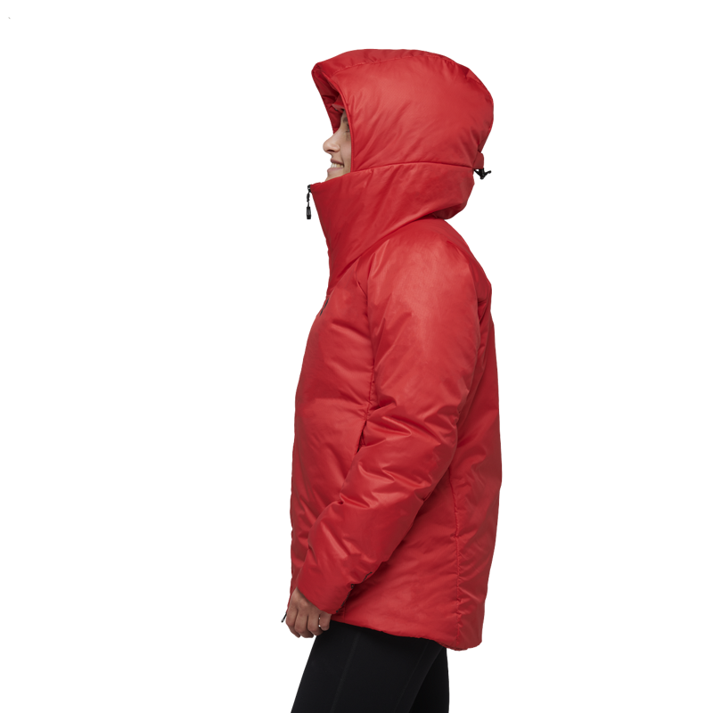 Black Diamond Women's Belay Parka Coral Red-2